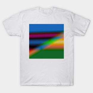 RED BLUE GREEN TEXTURE ART T-Shirt